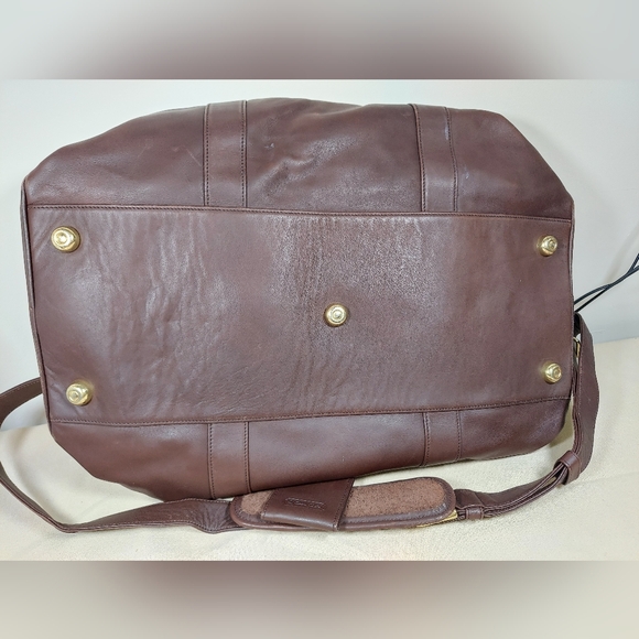 Coach Lexus Collaboration 0596 Women,Men Leather Boston Bag,Shoulder Bag Dark... - Picture 10 of 13